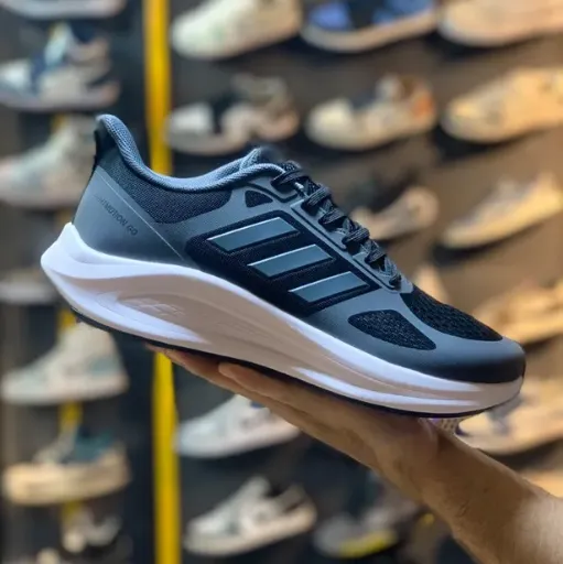 کتونی آدیداس گو استار تی‌ان‌دی (Adidas Go Star TND Black Grey) - رویه ترکیبی زیره طبی | مستر کوالیتی