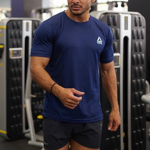 تیشرت ورزشی تنفسی مردانه reebok