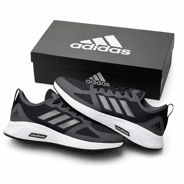 کفش آدیداس رانینگ کلودفوم مشکی زنانه مستر کوالیتی | Adidas Cloudfoam