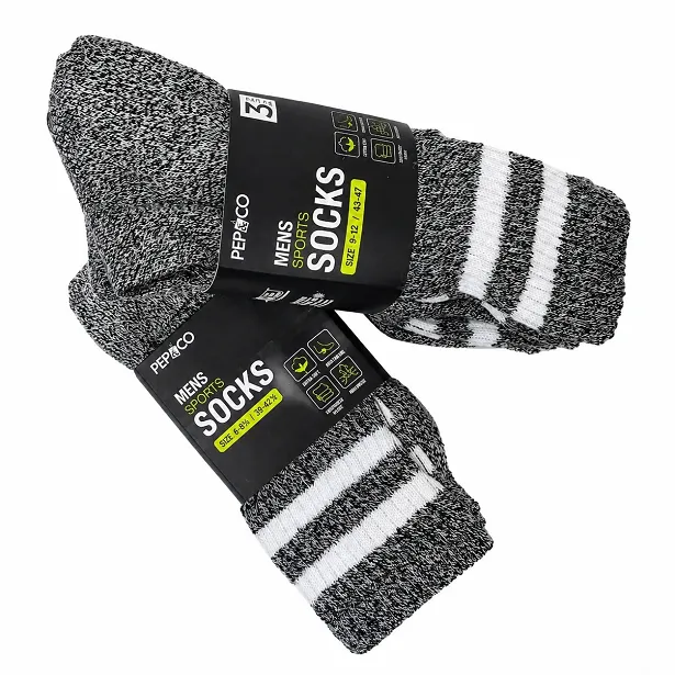 جوراب ورزشی مردانه PEP&CO مدل Sports Socks بسته ۳ عددی
