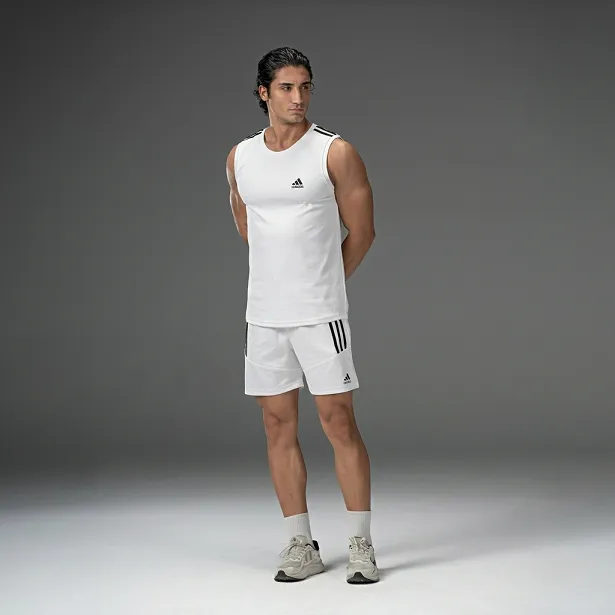 ست رکابی و شلوارک ورزشی مردانه Adidas