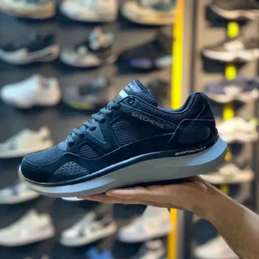 کفش پیاده‌روی و راحت اسکیچرز مدل Skechers Arch Fit / Go Walk - تمام مشکی با زیره بالشتکی | مستر کوالیتی