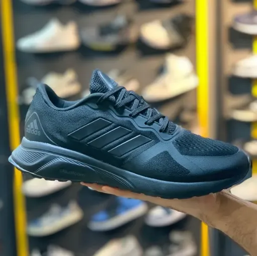 کفش ورزشی و رانینگ آدیداس مدل Adidas Cloudfoam - تمام مشکی | مستر کوالیتی