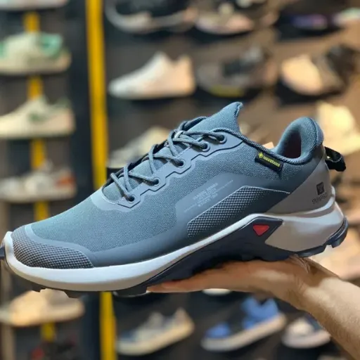 کفش طبیعت‌گردی و پیاده‌روی سایز بزرگ توپلی مدل Toplay Classic / J-Runner - waterproof - سبز صدری زیره طوسی | مستر کوالیتی