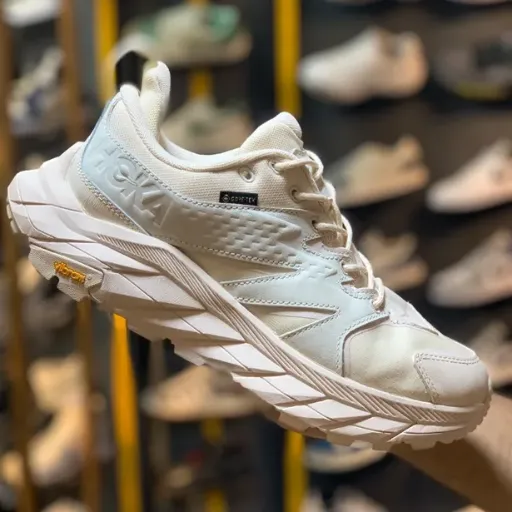 کفش طبیعت‌گردی و پیاده‌روی هوکا مدل Hoka Anacapa Low GTX - رنگ کرمی | مستر کوالیتی