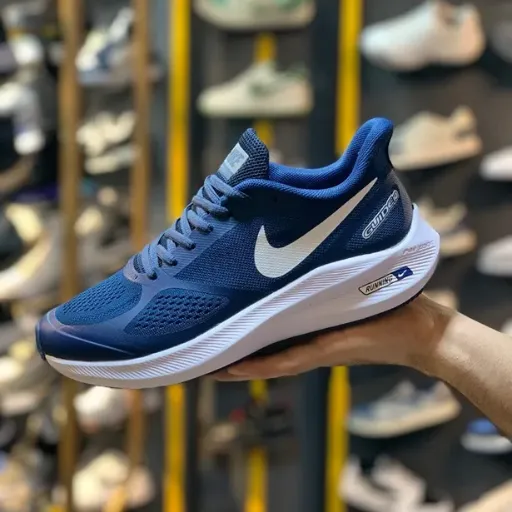 کفش دویدن و اسپرت زنانه نایکی مدل Nike Guide 10 - رنگ سرمه‌ای زیره سفید | مستر کوالیتی