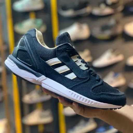 کفش اسنیکرز و پیاده‌روی آدیداس مدل Adidas ZX 8000 - مشکی زیره سفید | سفارش کره مستر کوالیتی